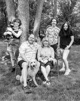 White Family, Milford - BW - TJP (2 of 10)