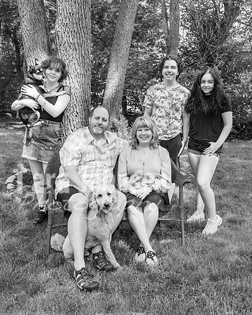 White Family, Milford - BW - TJP (2 of 10)