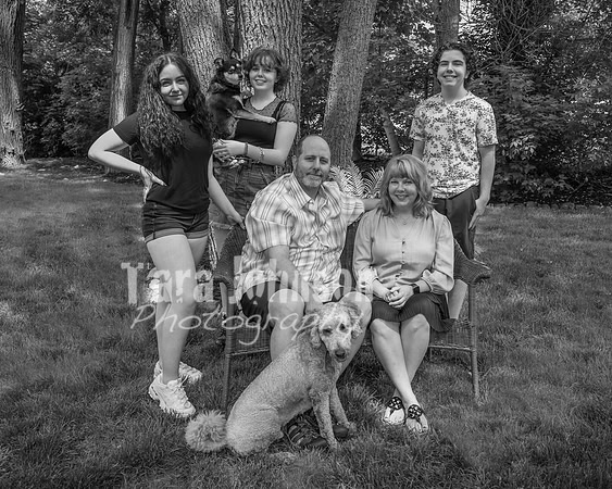 White Family, Milford - BW - TJP (1 of 10)