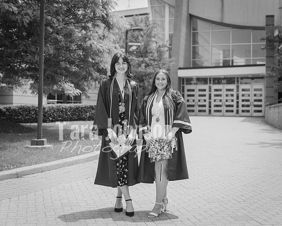 2025 Ava & Grace F Graduation Photos B&W (49 of 106)