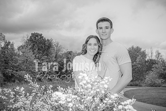 Kyle & Sydney's Engagement - BW - TJP (9 of 92)