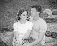 Kyle & Sydney's Engagement - BW - TJP (14 of 92)