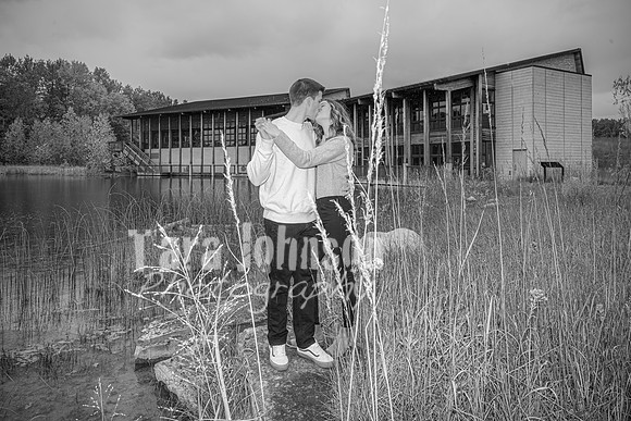 Kyle & Sydney's Engagement - BW - TJP (69 of 92)