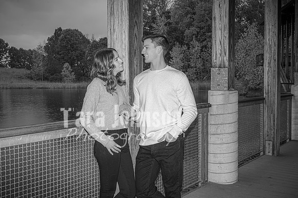 Kyle & Sydney's Engagement - BW - TJP (85 of 92)