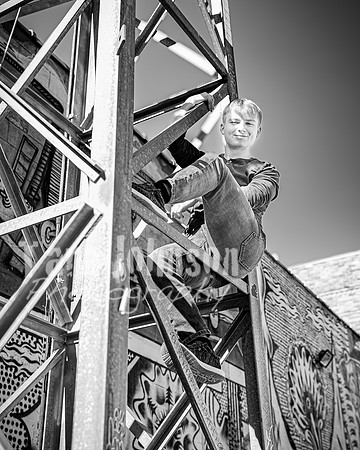 Stephan Grix @ Lincoln Street Art Park in Detroit - BW - TJP (15 of 118)