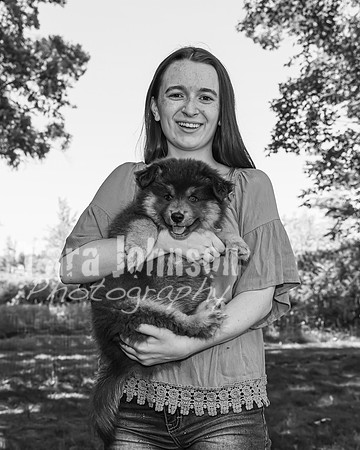 Bryde Family & Finish Lapphund Pups - BW - TJP (56 of 60)