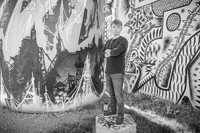 Stephan Grix @ Lincoln Street Art Park in Detroit - BW - TJP (3 of 118)