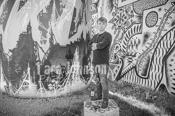 Stephan Grix @ Lincoln Street Art Park in Detroit - BW - TJP (3 of 118)