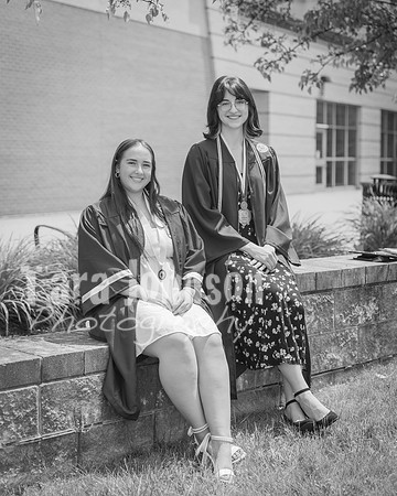 2025 Ava & Grace F Graduation Photos B&W (57 of 106)