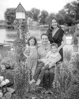 Sculthorpe Family @ Cedar Island - BW - TJP (1 of 2)