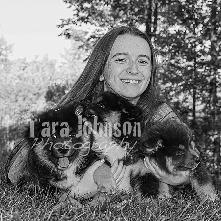 Bryde Family & Finish Lapphund Pups - BW - TJP (40 of 60)