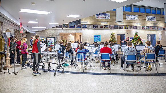 2023 LHS Band - Holidays in the Atrium (1 of 80)