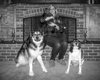 Brittany & Cooper, Daisy & Penny - BW - TJP (14 of 21)