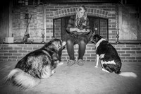 Brittany & Cooper, Daisy & Penny - BW - TJP (1 of 21)