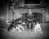 Brittany & Cooper, Daisy & Penny - BW - TJP (2 of 21)