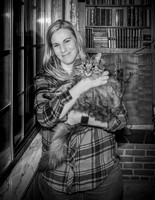 Brittany & Cooper, Daisy & Penny - BW - TJP (10 of 21)