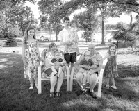 Ellis Family @ Hammond Lake - BW