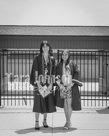 2025 Ava & Grace F Graduation Photos B&W (101 of 106)
