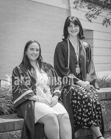 2025 Ava & Grace F Graduation Photos B&W (58 of 106)