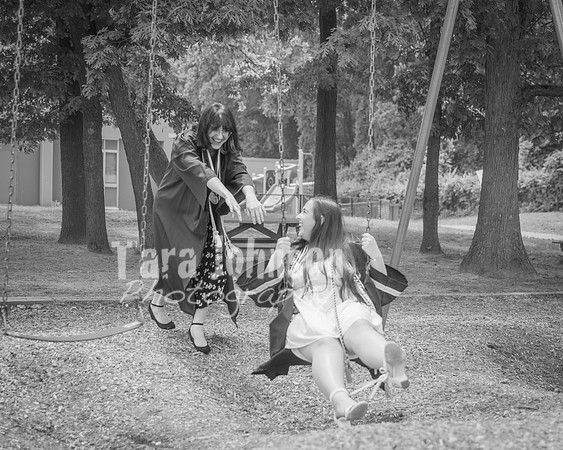2025 Ava & Grace F Graduation Photos B&W (23 of 106)