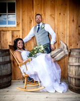 A. & L. Christner - Bride & Groom