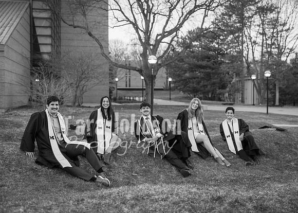Kera & Friends Grad Photos W25 B&W (217 of 259)