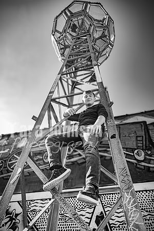 Stephan Grix @ Lincoln Street Art Park in Detroit - BW - TJP (14 of 118)