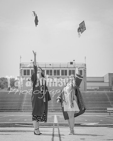 2025 Ava & Grace F Graduation Photos B&W (73 of 106)