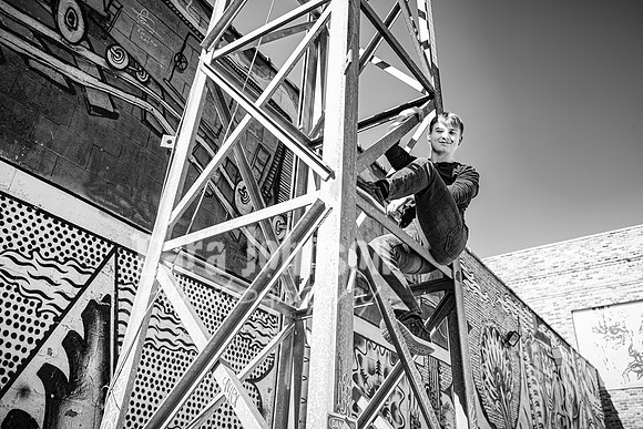 Stephan Grix @ Lincoln Street Art Park in Detroit - BW - TJP (16 of 118)