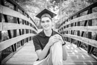 P. McCarty - BW Senior Photos