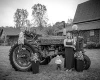 Wyman Family @ Leap of Faith Wedding Barn - BW