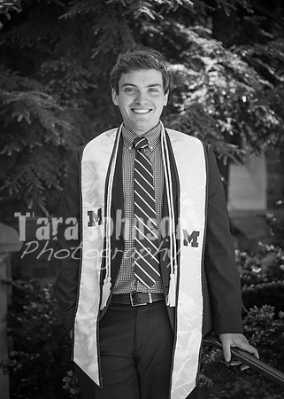 24 A. G. & S. Senior Photos - B&W (76 of 201)