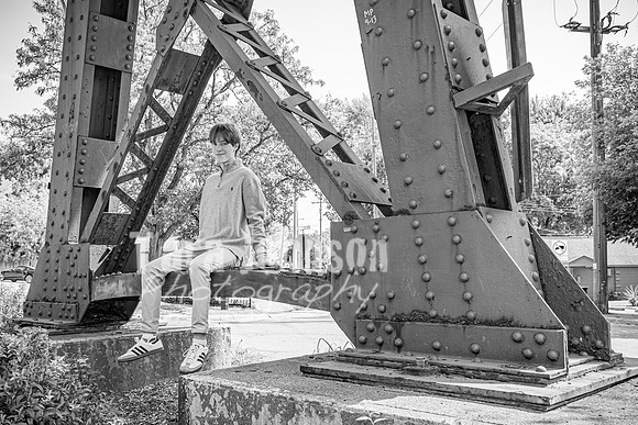 TJ Romanuk @ Central Park in Milford - BW - TJP (52 of 65)