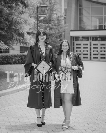 2025 Ava & Grace F Graduation Photos B&W (40 of 106)