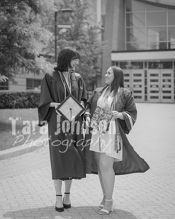 2025 Ava & Grace F Graduation Photos B&W (41 of 106)