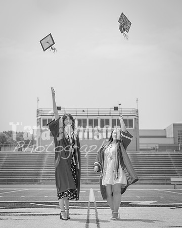2025 Ava & Grace F Graduation Photos B&W (72 of 106)
