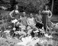 Torres Family @ Paint Creek Trail - BW