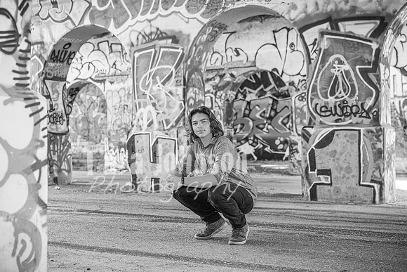 Jeramiah Torres @ Lincoln Street Art Park - BW - TJP (38 of 106)