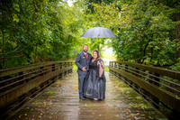 E. & E. - Bride & Groom on Course
