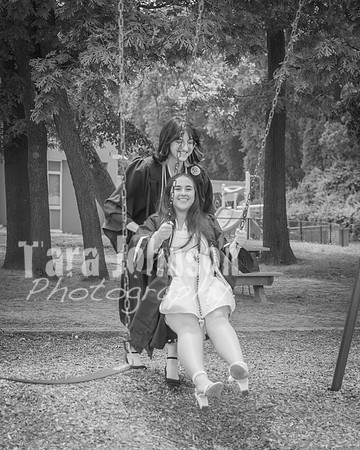 2025 Ava & Grace F Graduation Photos B&W (21 of 106)