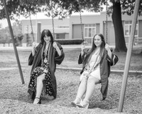 2025 Ava & Grace F Graduation Photos B&W (12 of 106)