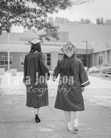 2025 Ava & Grace F Graduation Photos B&W (2 of 106)