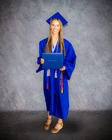 25 IA Graduation - Angle #4: Gray Backdrop