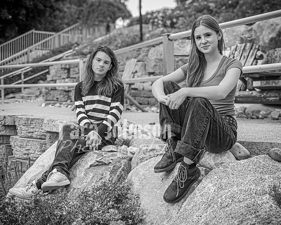 Cambron Twins @ Central Park - BW - TJP (26 of 26)