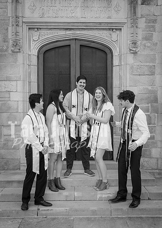 Kera & Friends Grad Photos W25 B&W (28 of 259)
