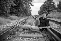 Corbin Gibson @ Highland Depot Tracks - BW - TJP (19 of 43)