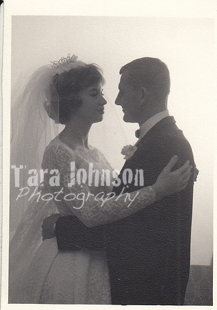1964 L & R Wedding Profile Shot