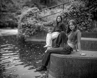 Cambron Twins @ Central Park - BW - TJP (15 of 26)