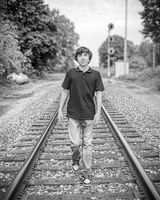 Corbin Gibson @ Highland Depot Tracks - BW - TJP (3 of 43)