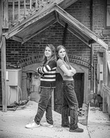 Cambron Twins @ Central Park - BW - TJP (19 of 26)
